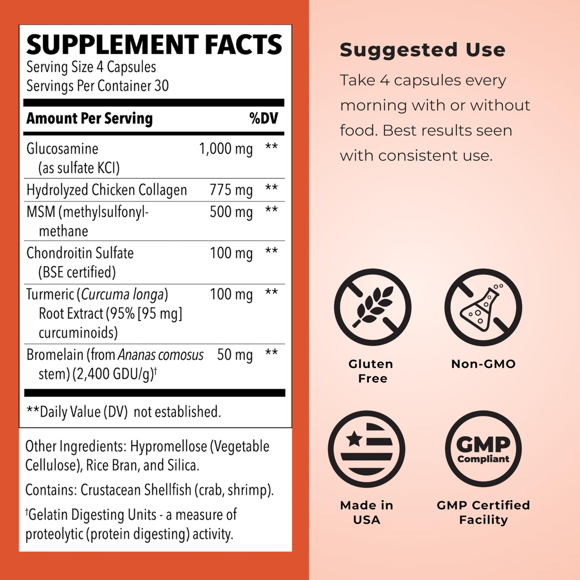 LifeSeasons Mobili-T - Joint Support Supplement - Reduces Aches & Discomforts - Increase Range of Motion - Rebuild Tissue & Cartilage - MSM Chondroitin Collagen Glucosamine & Turmeric - 120 Capsules LifeSeasonsBuy Supplements Australia