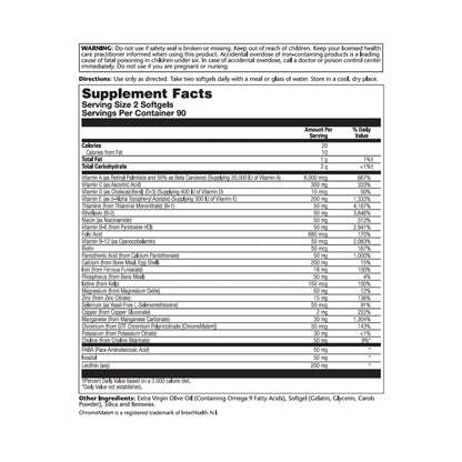 SOLARAY Provide Multivitamin | Two Daily | 180 CT SOLARAY