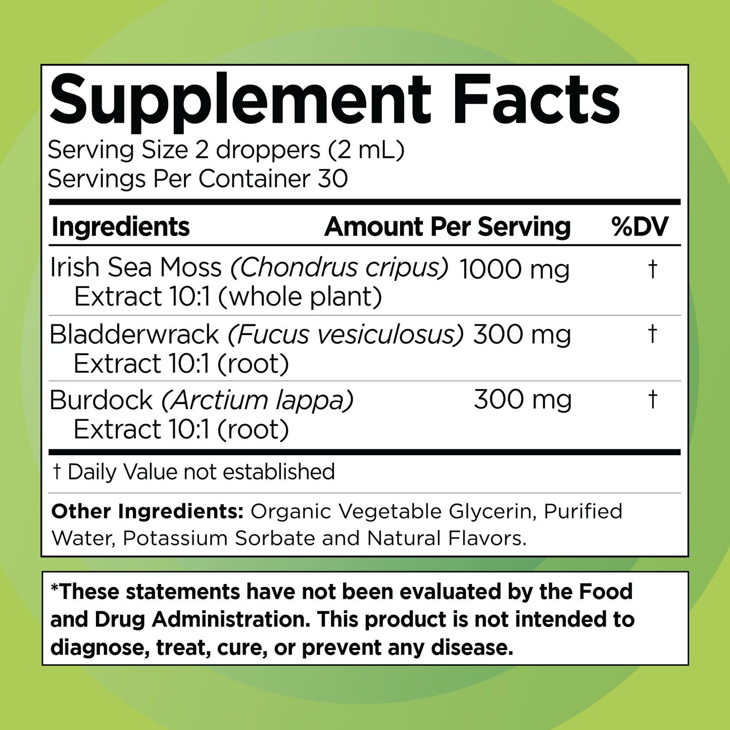 Liquid Naturals Irish Sea Moss Drops - Citrus Berry Flavor - 92+ Essential Minerals & Vitamins - Energy, Skin, Gut, Recovery - Bladderwrack and Burdock Root - 2 fl. oz Liquid NaturalsBuy Supplements Australia