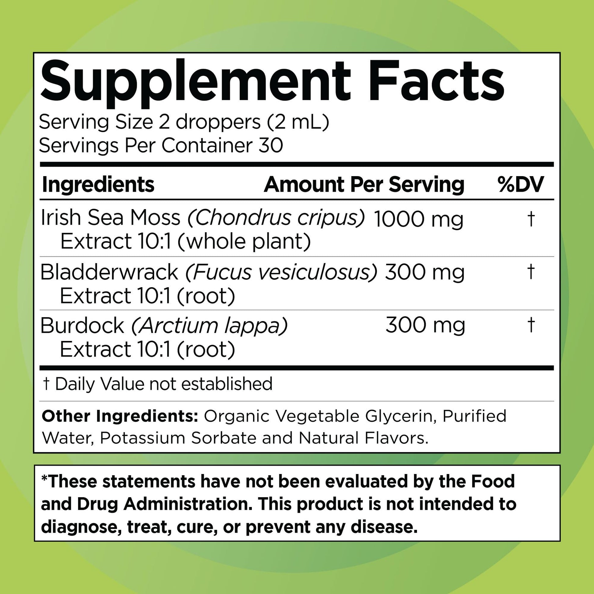 Liquid Naturals Irish Sea Moss Drops - Citrus Berry Flavor - 92+ Essential Minerals & Vitamins - Energy, Skin, Gut, Recovery - Bladderwrack and Burdock Root - 2 fl. oz Liquid NaturalsBuy Supplements Australia