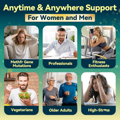 BSSTABBON Methylated Multivitamin for Women Men: Organic Iron Free Multivitamins Gummies plus 5-MTHF Active B12 P5P CoQ10 NAC TMG - Chewable Sugar Free Gummy for Energy Immune Overall Health(120Count) BSSTABBONBuy Supplements Australia