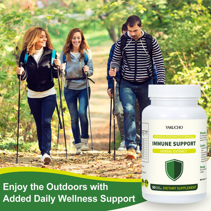 Herbal Immune Support Supplement, Vegan Capsules with Japanese Knotweed, Cat’s Claw, Skullcap & Sanguinolenta, Supports Immune Health & Overall Wellness, Gluten-Free YakuchoBuy Supplements Australia