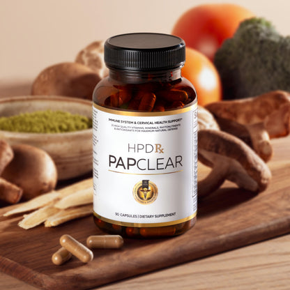 PAPCLEAR Physician Formulated | All Natural Immune Support Supplement | Advanced Powerful Immunity Booster | 21 Vitamins & Nutrients with Organic Shiitake Mushroom & Lycopene | 90 Capsules | Pack of 1 HPD RxBuy Supplements Australia