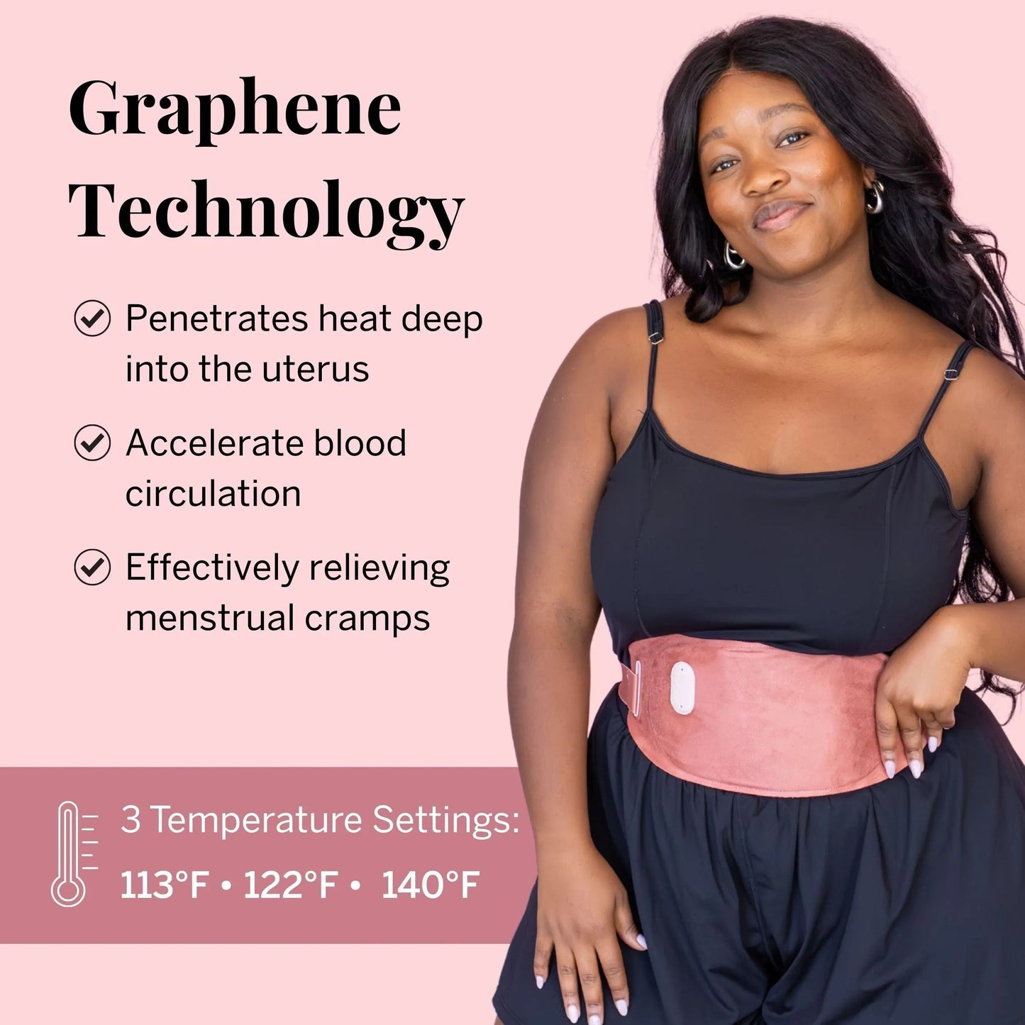 Pixie Period Heating Pad for Cramps - Thinnest Wearable Heating Pad for Feminine Care - Unnoticeable Under Clothes - Best Portable Pain Relief Heat Belt On The Market - Hours of Menstrual Pain Relief Pixie CupBuy Supplements Australia