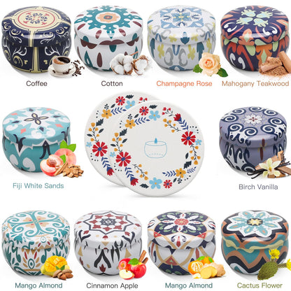 10 Pack Scented Candles Gifts, Aromatherapy Candles for Home Scented with 2 Coasters Yinuo CandleBuy Supplements Australia