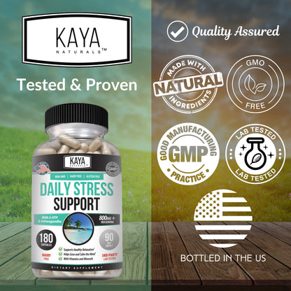 Kaya Naturals - Natural Herbal Support Vitamin Supplement are Designed to Help You find Balance and Relaxation in Your Daily Routine - Vitamin Supplement - 180 Capsules Kaya NaturalsBuy Supplements Australia