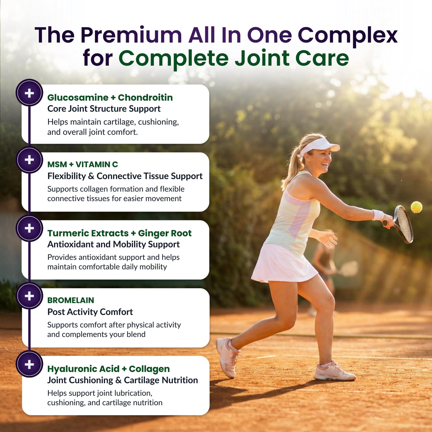 ForestLeaf Glucosamine Chondroitin MSM Joint Supplement Complex - 1200mg - 120 Caps ForestLeafBuy Supplements Australia