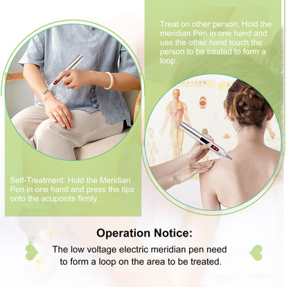 Global Care Market Meridians Energy Pen - Electronic Meridian Acupuncture Massage Pen Global Care MarketBuy Supplements Australia