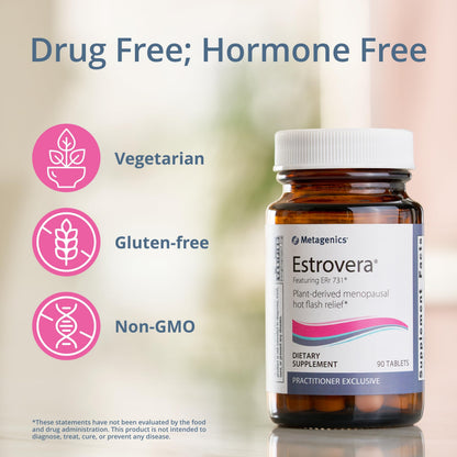 Metagenics Estrovera - Plant Derived Menopause Hot Flash Relief, Formulated MetagenicsBuy Supplements Australia