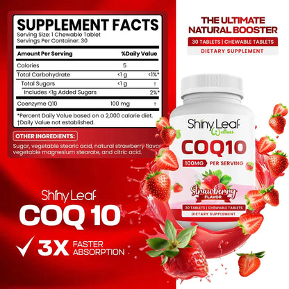 Bariatric Multivitamin Iron-Free One Capsule Per Day and CoQ10 100mg Supplement for Brain Health and Energy Management for Women and Men Shiny LeafBuy Supplements Australia