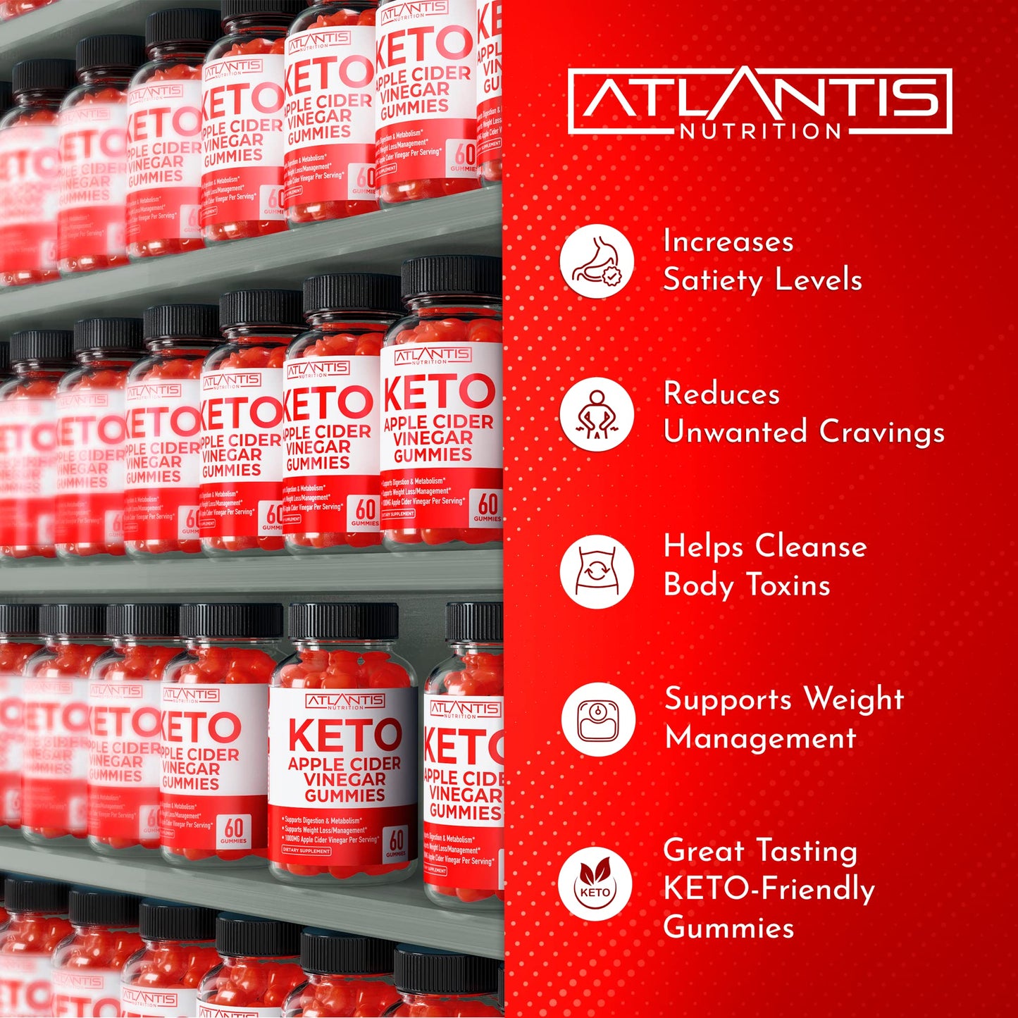 Keto ACV Gummies for Weight Loss - Apple Cider Vinegar Keto ACV Gummies Formulated Atlantis NutritionBuy Supplements Australia