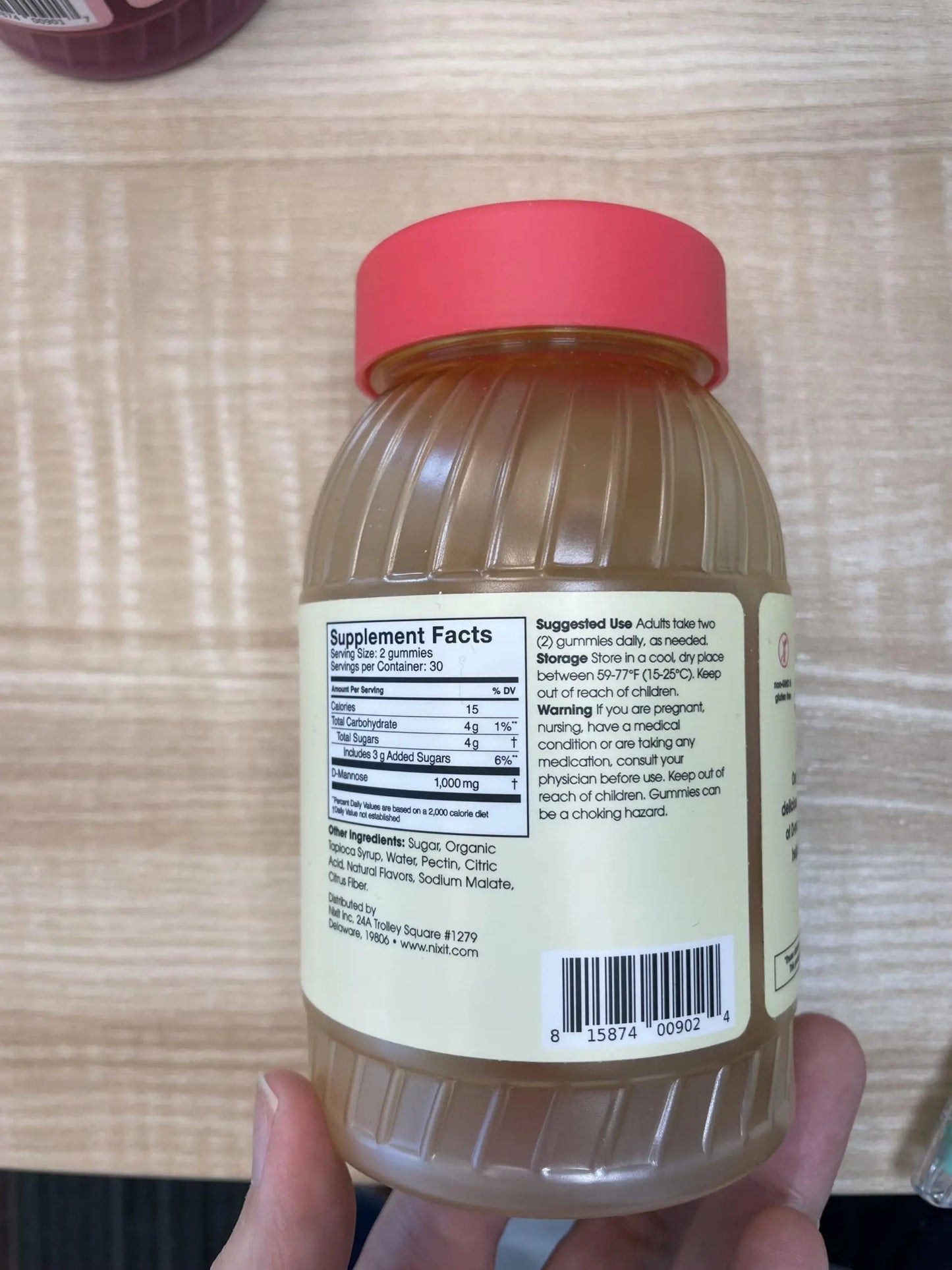 nixit Urinary Tract Health Gummies | 1,000mg D-Mannose | Yuzu & Ginger Flavor | Urinary & Bladder Support Supplement | Aids in Urinary Tract Support | Vegan, Non-GMO & Gluten-Free (60 Gummies) nixitBuy Supplements Australia