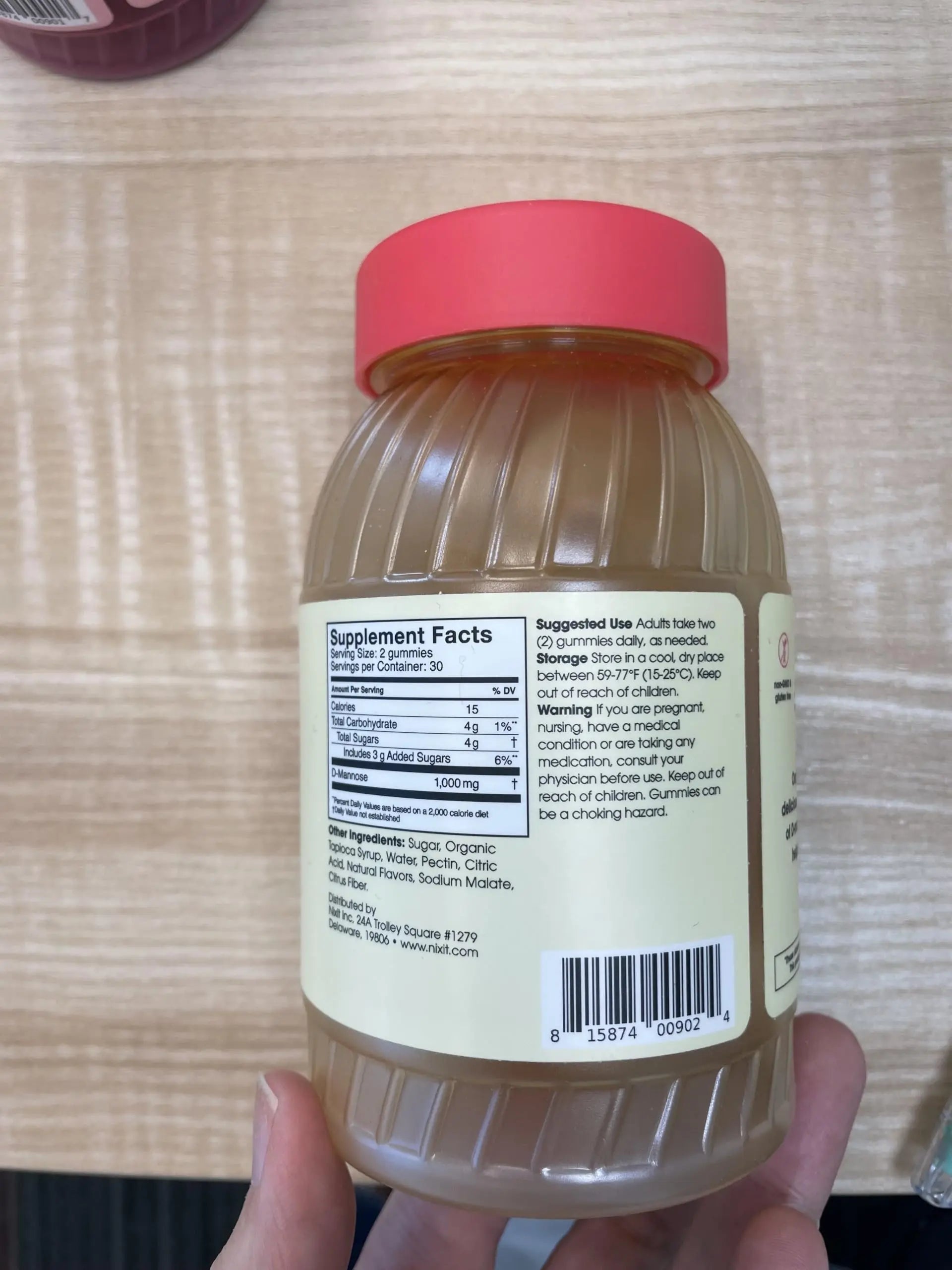 nixit Urinary Tract Health Gummies | 1,000mg D-Mannose | Yuzu & Ginger Flavor | Urinary & Bladder Support Supplement | Aids in Urinary Tract Support | Vegan, Non-GMO & Gluten-Free (60 Gummies) nixitBuy Supplements Australia