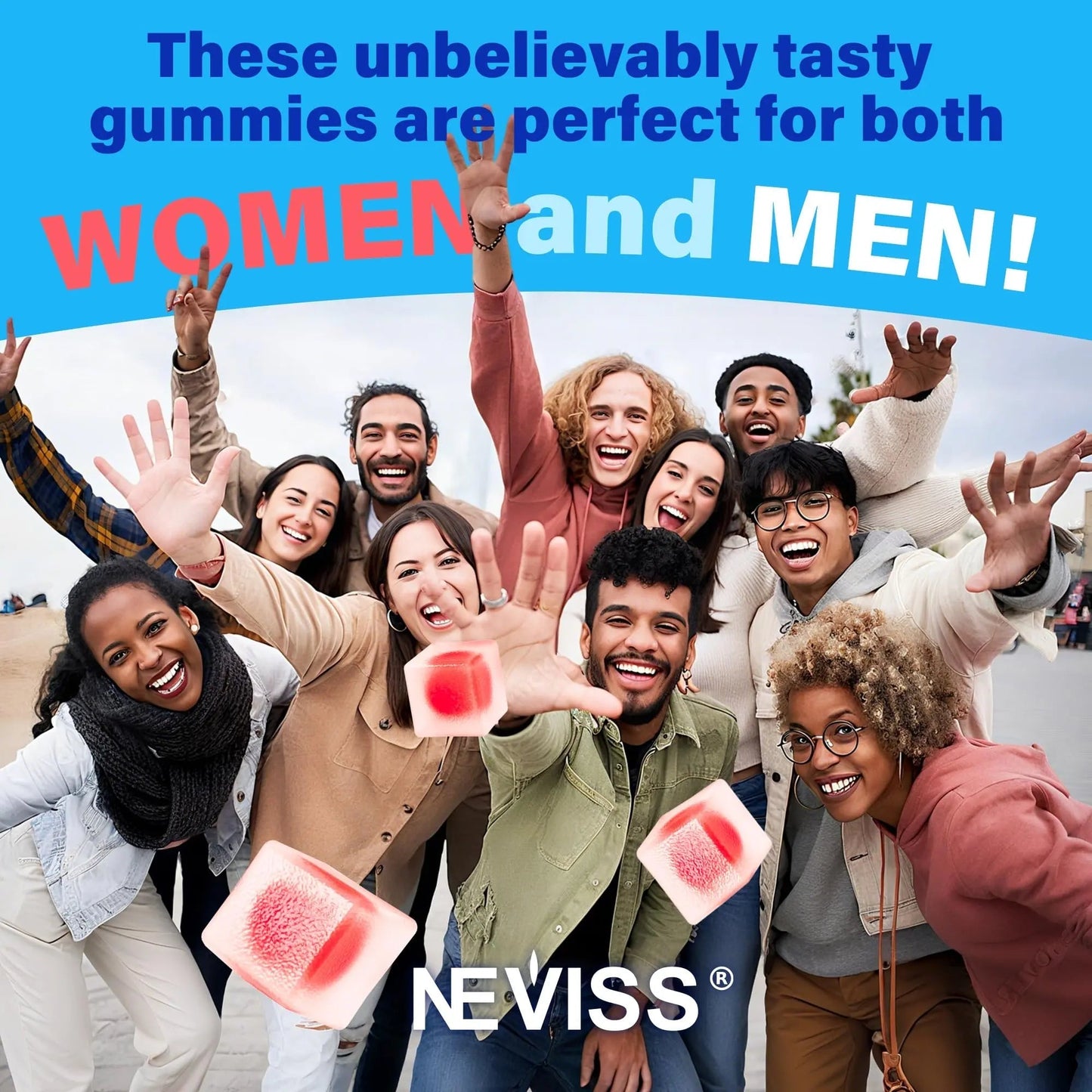 Methylated Multivitamin for Women & Men Gummies w/ Omega-3, Calcium, D3 K2, Methylfolate & B12, TMG, Daily Vitamin A, C, E, B Complex, Magnesium, CoQ10 NEVISSBuy Supplements Australia
