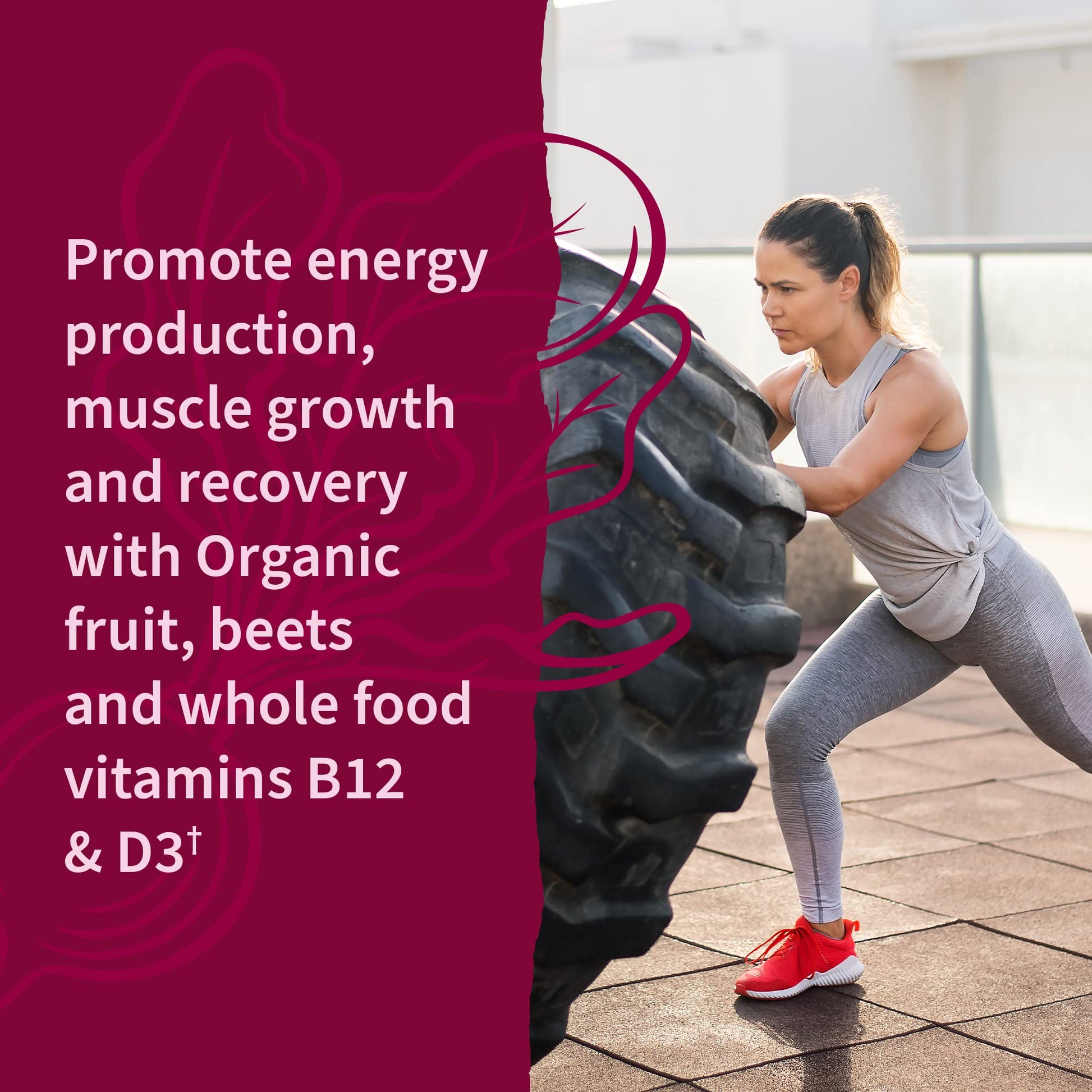 Garden of Life Organic Beet Root Gummies Made from Pectin with Antioxidants, Vitamin C, Vitamin D & B12 for Heart Health & Energy – BEETS Gummies – Vegan, Gluten Free, Non GMO, Raspberry, 30 Servings Garden of LifeBuy Supplements Australia
