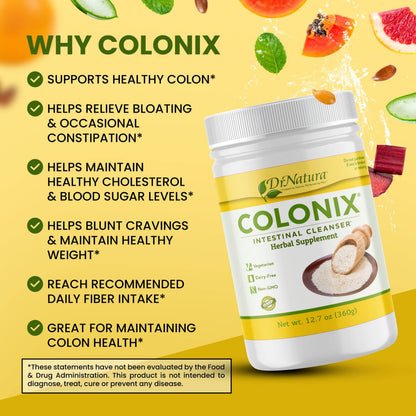 Dr Natura Colonix Intestinal Cleanser, All-Natural Daily Fiber, Colon Detox and Cleanse DrNaturaBuy Supplements Australia