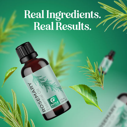 Pure Rosemary Essential Oil for Aromatherapy - Pure Rosemary Oil for Hair Skin and Nails Maple HolisticsBuy Supplements Australia