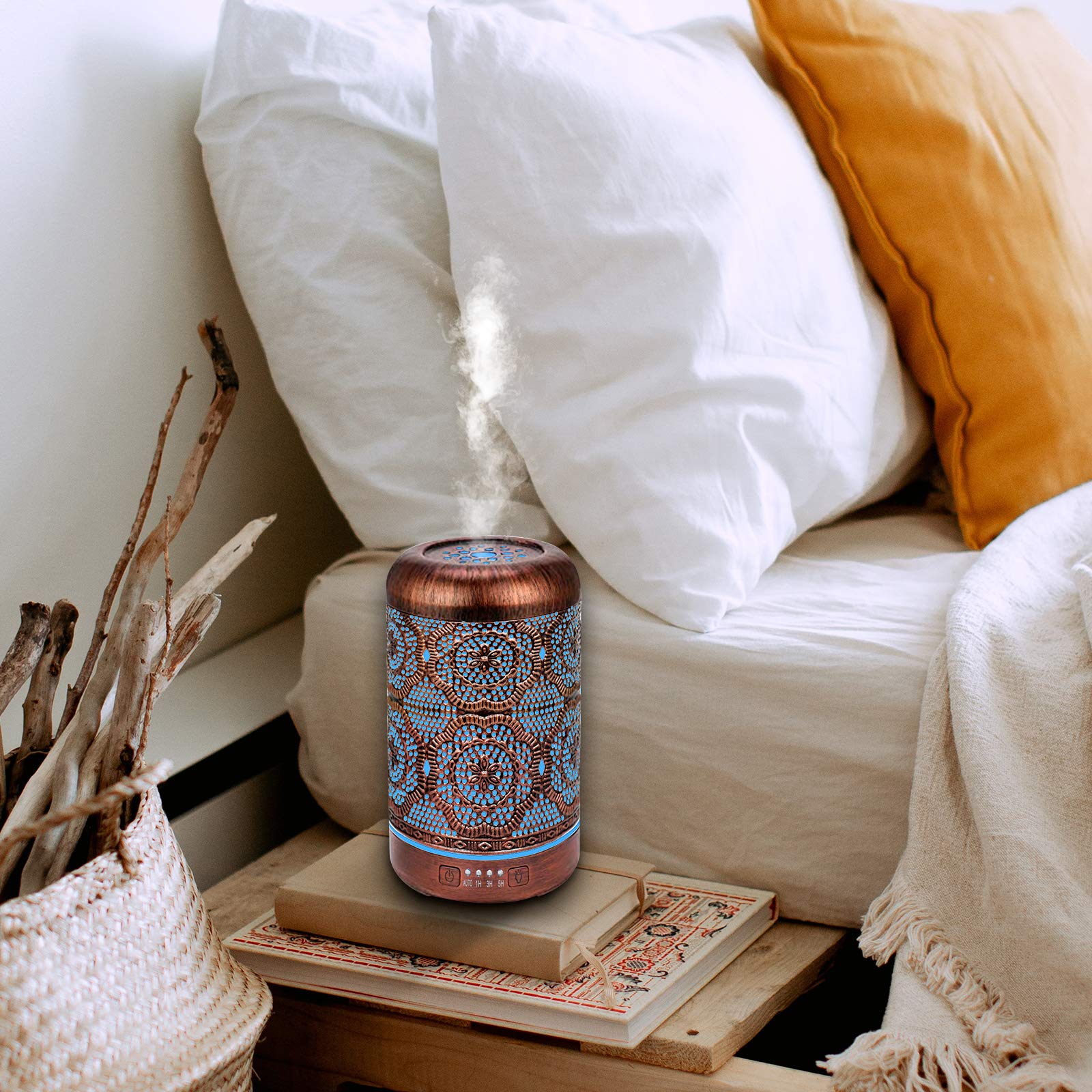 Essential Oil Diffuser, Upgraded Metal Diffusers with Lavender Lemon Essential Oils, 250ml BAIESHIJIBuy Supplements Australia