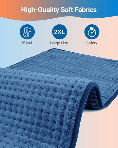 Comfytemp Heating Pad for Back Pain Relief - FSA HSA Eligible Extra Large Heating Pad XXL ComfytempBuy Supplements Australia