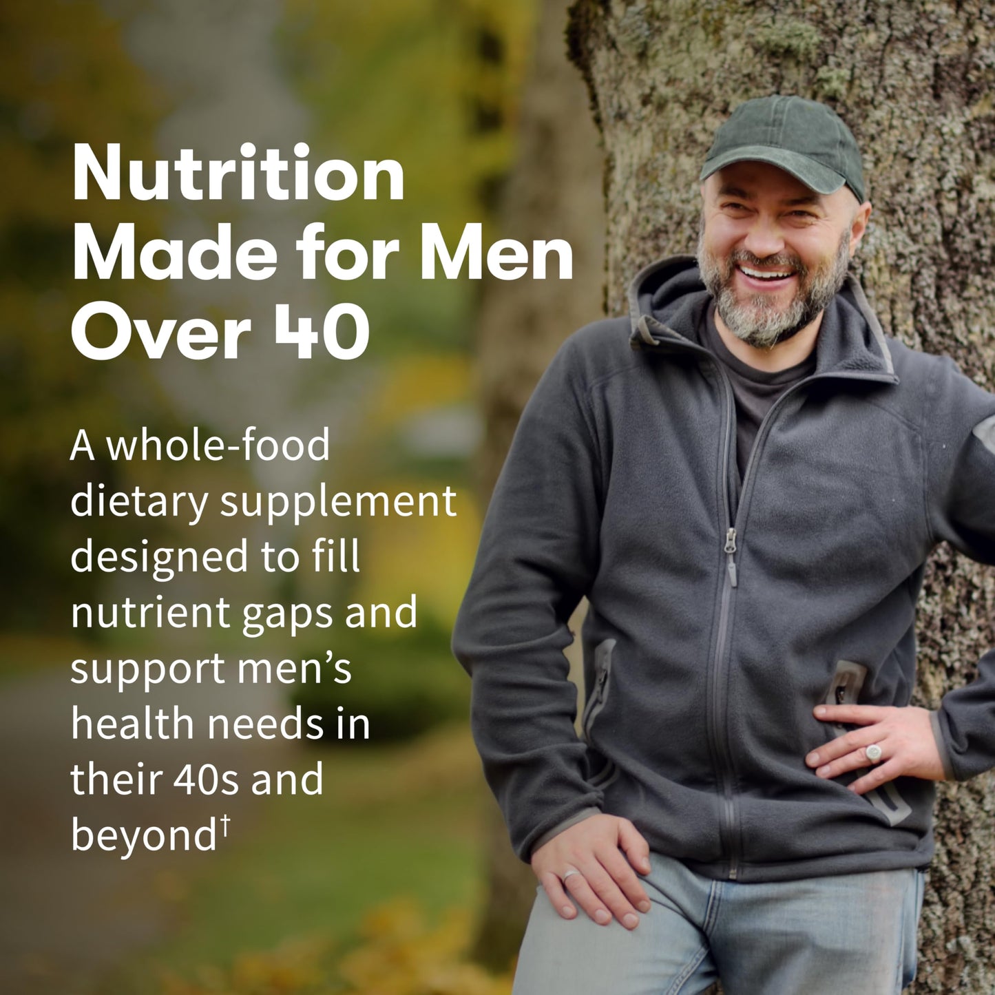 Garden of Life Organics Men's 40+ Multivitamin with Prostate Support, B12 & Vitamins – Vegan Daily Whole Food Multivitamin