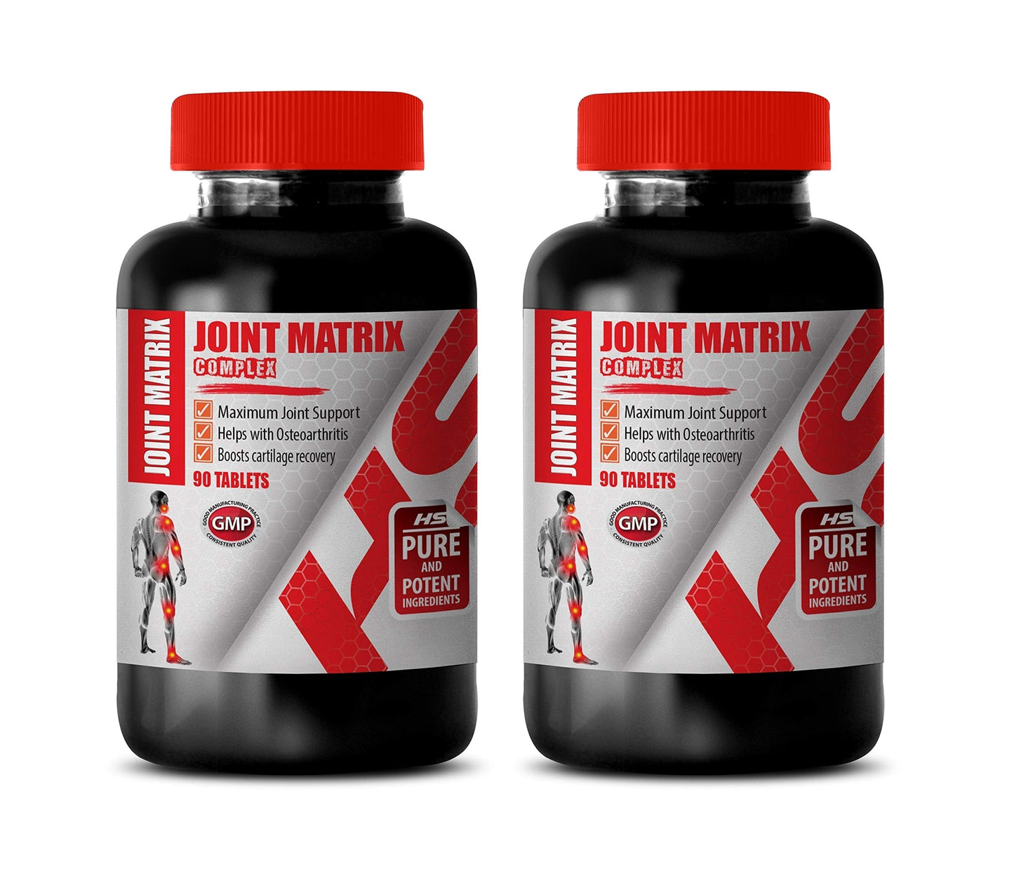 Enhanced Mobility - Joint Matrix Complex - Motion Blend, Strength and Mobility, Flex Formula, Functional Complex, Active Performance, Herbal Joint Formula, Total Body Support 2 Bottles 180 Capsules Healthy Supplements LLCBuy Supplements Australia