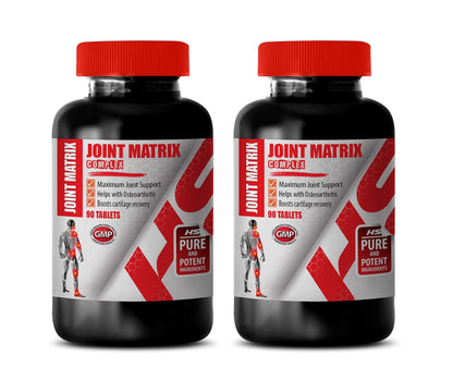 Enhanced Mobility - Joint Matrix Complex - Motion Blend, Strength and Mobility, Flex Formula, Functional Complex, Active Performance, Herbal Joint Formula, Total Body Support 2 Bottles 180 Capsules Healthy Supplements LLCBuy Supplements Australia