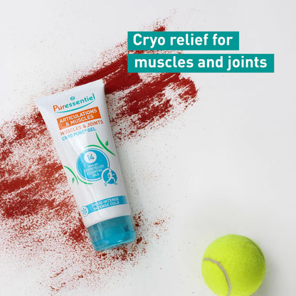 Puressentiel Muscles and Joints Cryo Pure Gel - Intense Cold Effect - Non-Sticky Formula with 14 Calming Essential Oils - Muscle Relaxer - 2.7 oz PuressentielBuy Supplements Australia