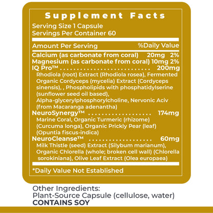 Premier Research Labs CereVen - Herbal Brain Supplement for Memory & Focus Featuring Rhodiola Rosea, Rhodiola Rosea Supplement for Brain Health Support - 60 Vegetarian Capsules Premier Research LabsBuy Supplements Australia