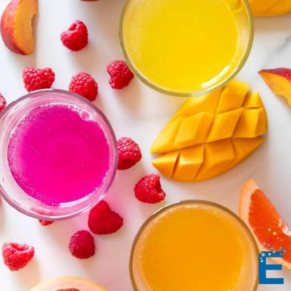 Ener-C Variety Pack Multivitamin Drink Mix Powder Vitamin C 1000mg & Electrolytes with Real Fruit Juice Natural Energy & Immune Support for Women & Men Ener-C