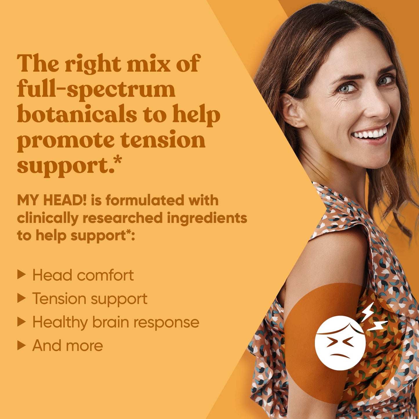 My Head! Headache Vitamins – Sensitivity, Tension, Comfort, Healthy Head Function for A Clear Mind – Fast acting Magnesium, Feverfew, Boswellia, Vitamin D, Ginger, & More – 60 Soft Capsules Eu NaturalBuy Supplements Australia