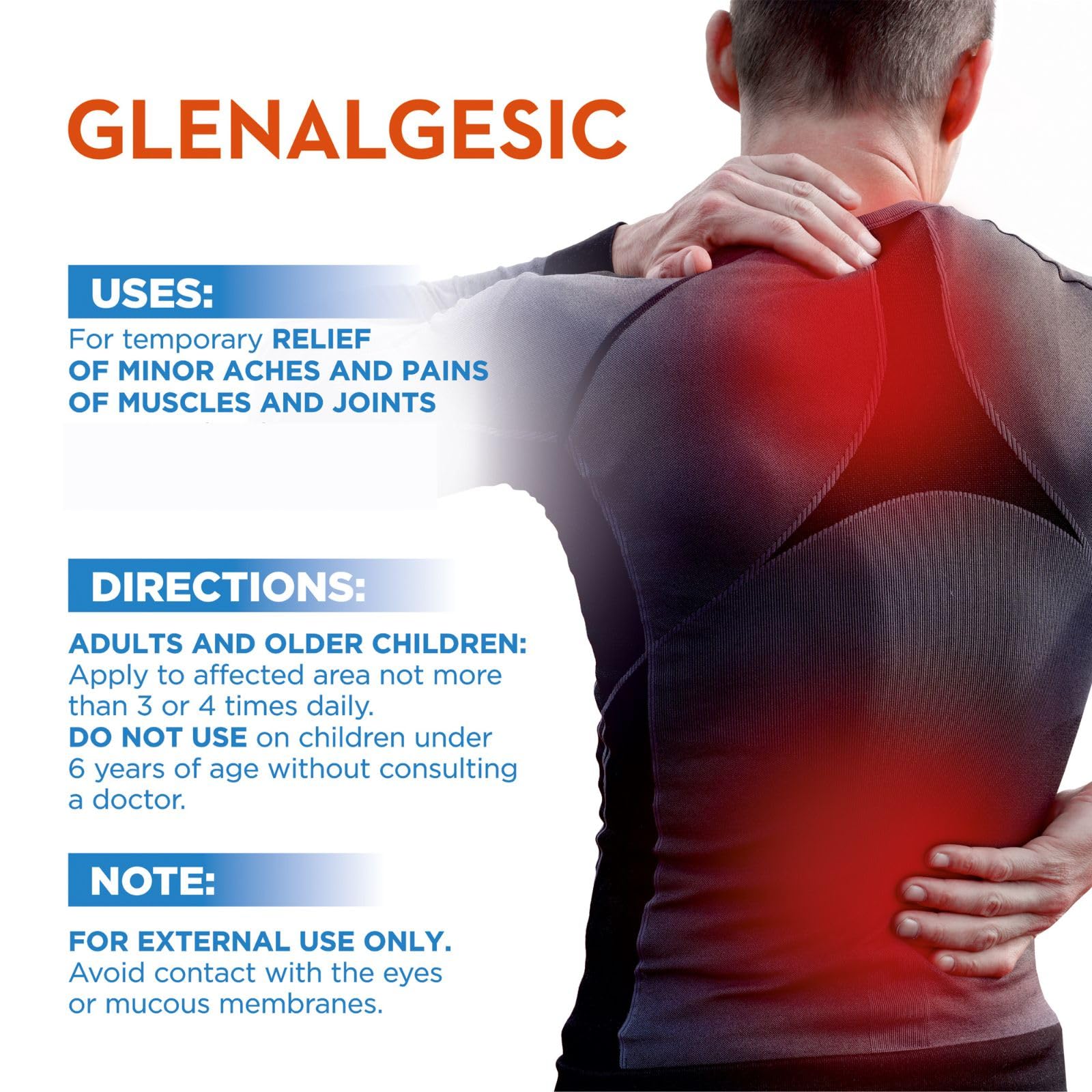 Vitaminerals 171 Glenalgesic® Pain Support Analgesic Balm, Muscle & Joint | Maximum Strength | Menthol | Camphor (8 oz) VitamineralsBuy Supplements Australia