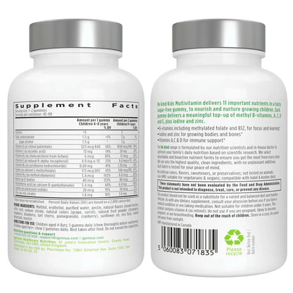 Vegan Omega-3 Algae Oil + Advanced Kids Multivitamin Gummy Bundle, High Concentration DHA & EPA + Vitamin A, B, C, D3 & E Igennus Healthcare NutritionBuy Supplements Australia