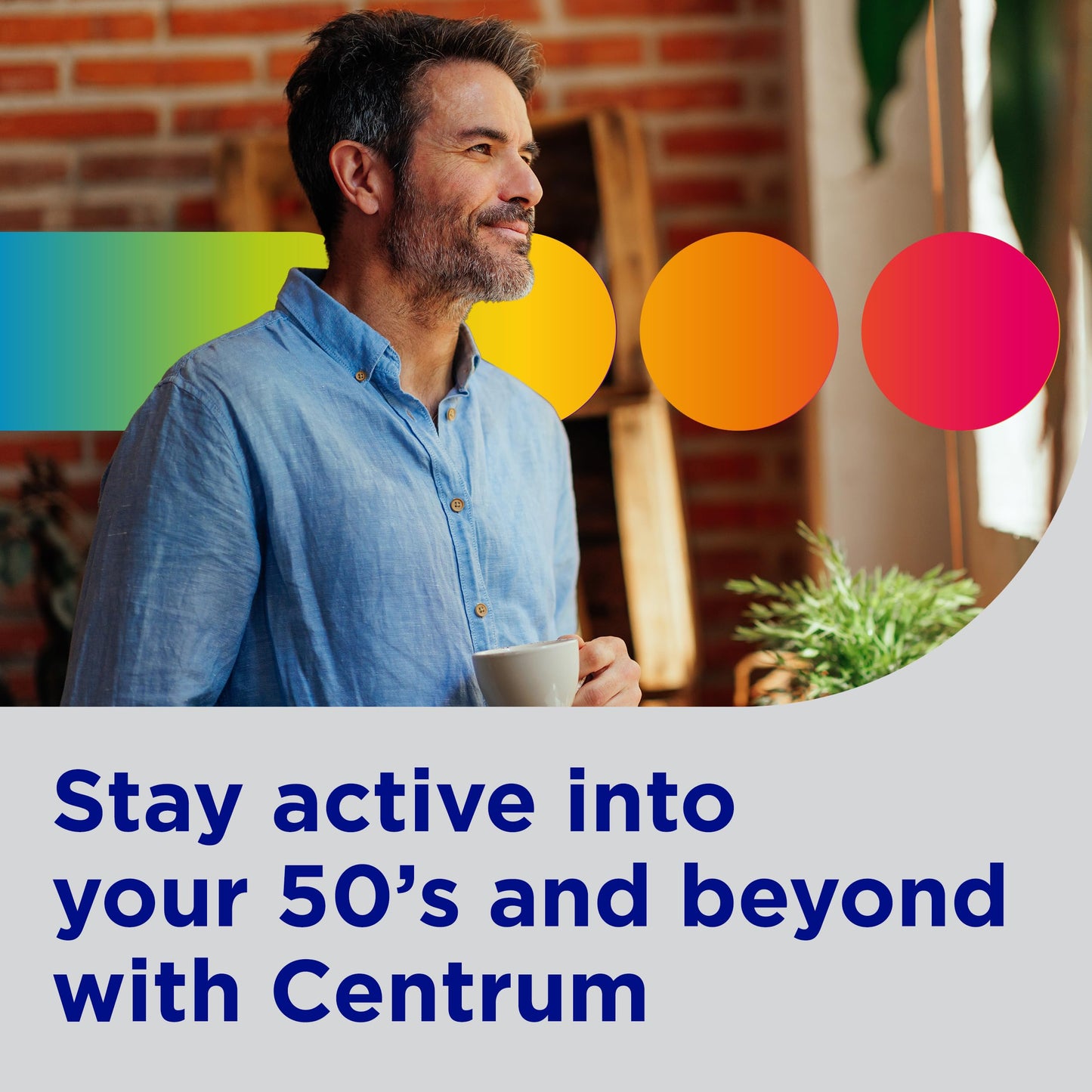 Centrum Minis Silver Multivitamin for Men 50 Plus, Multivitamin/Multimineral Supplement, Vitamin D3, B-Vitamins and Zinc, Non-GMO Ingredients, Supports Memory
