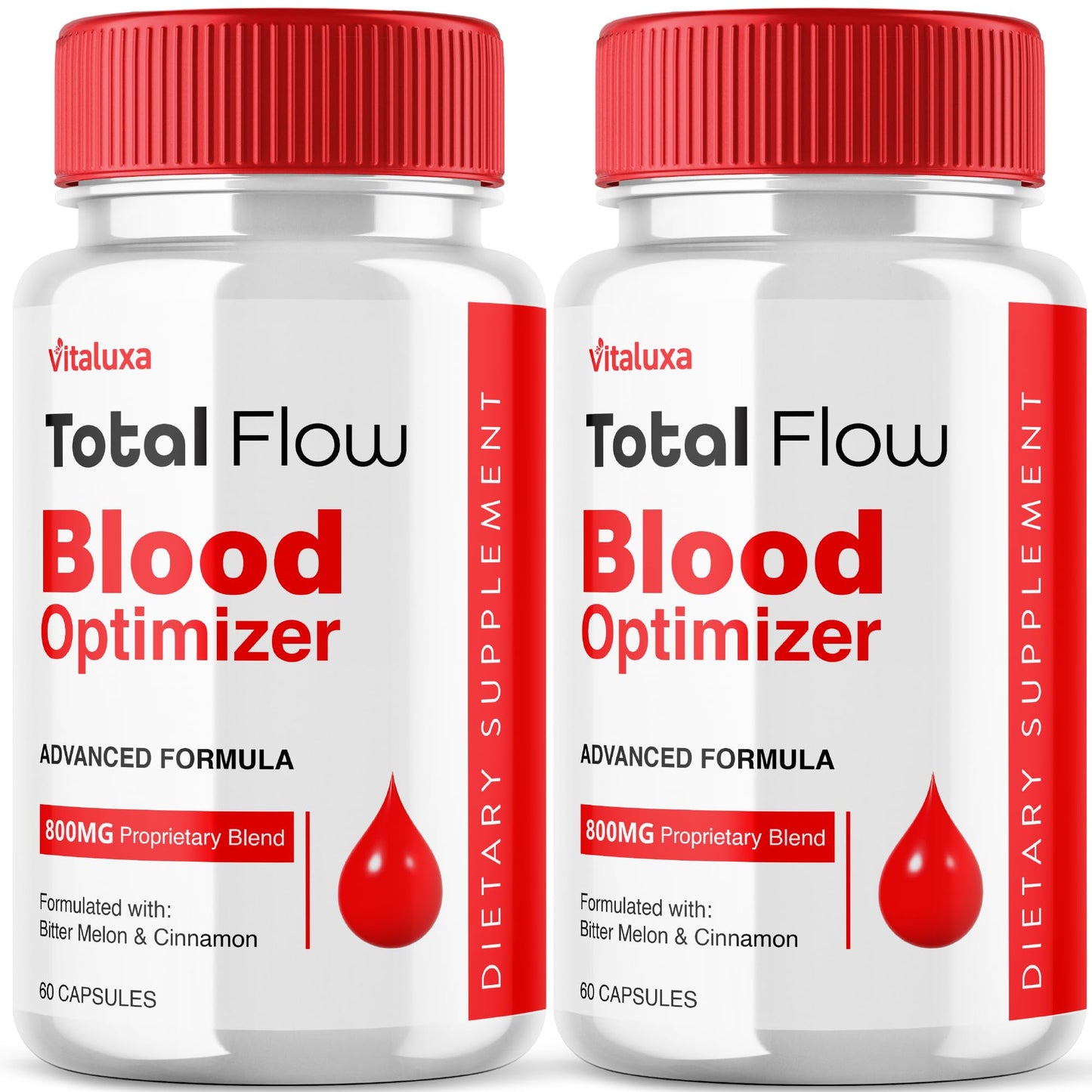(2 Pack) Total Flow Blood Balance, TotalFlow Blood Support Capsules Supplement Advanced Formula All Natural Optimizer Maximum Strength Daily Health Wellness, TotalFlo Premium Blend Pills (120 Ct) VitaluxaBuy Supplements Australia