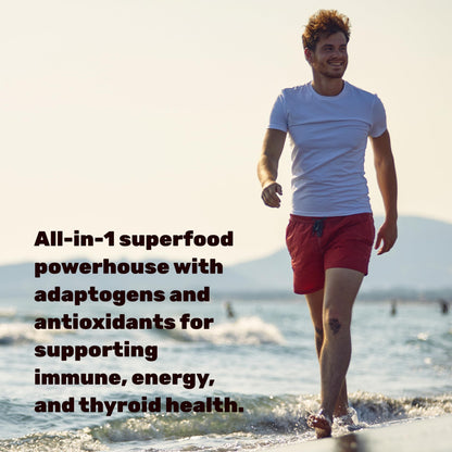DEAL SUPPLEMENT Irish Sea Moss 240 Veggie Capsules – 14 Superfood Complex with Black Seed Oil, Ashwagandha, & Ginger DEAL SUPPLEMENTBuy Supplements Australia