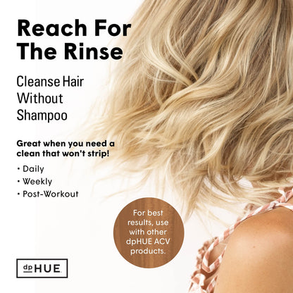 dpHUE Apple Cider Vinegar Hair Rinse, 8.5 oz - Shampoo Alternative & Scalp Cleanser dpHUEBuy Supplements Australia