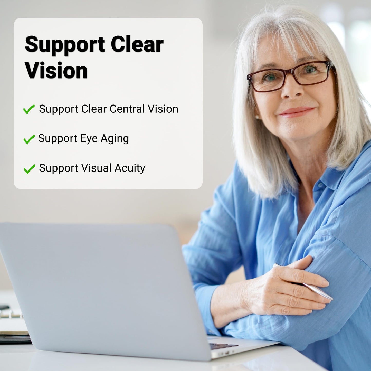 UpNourish AREDS 2 Eye Vitamins for Seniors - Lutein Eye Health Supplement for Adults - Computer Eye Strain Relief, Ocular Health and Dry Eye Support - Vision & Eye Supplements for Women and Men UpNourishBuy Supplements Australia