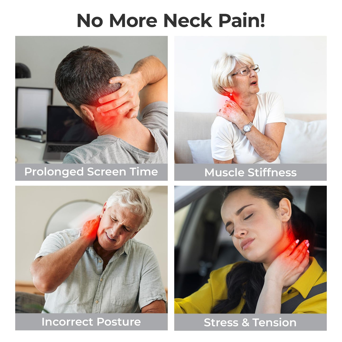 Lifepro Red Light Therapy for Neck - Compact & Rechargeable Red Light Therapy Device- On-The-Go LifeProBuy Supplements Australia