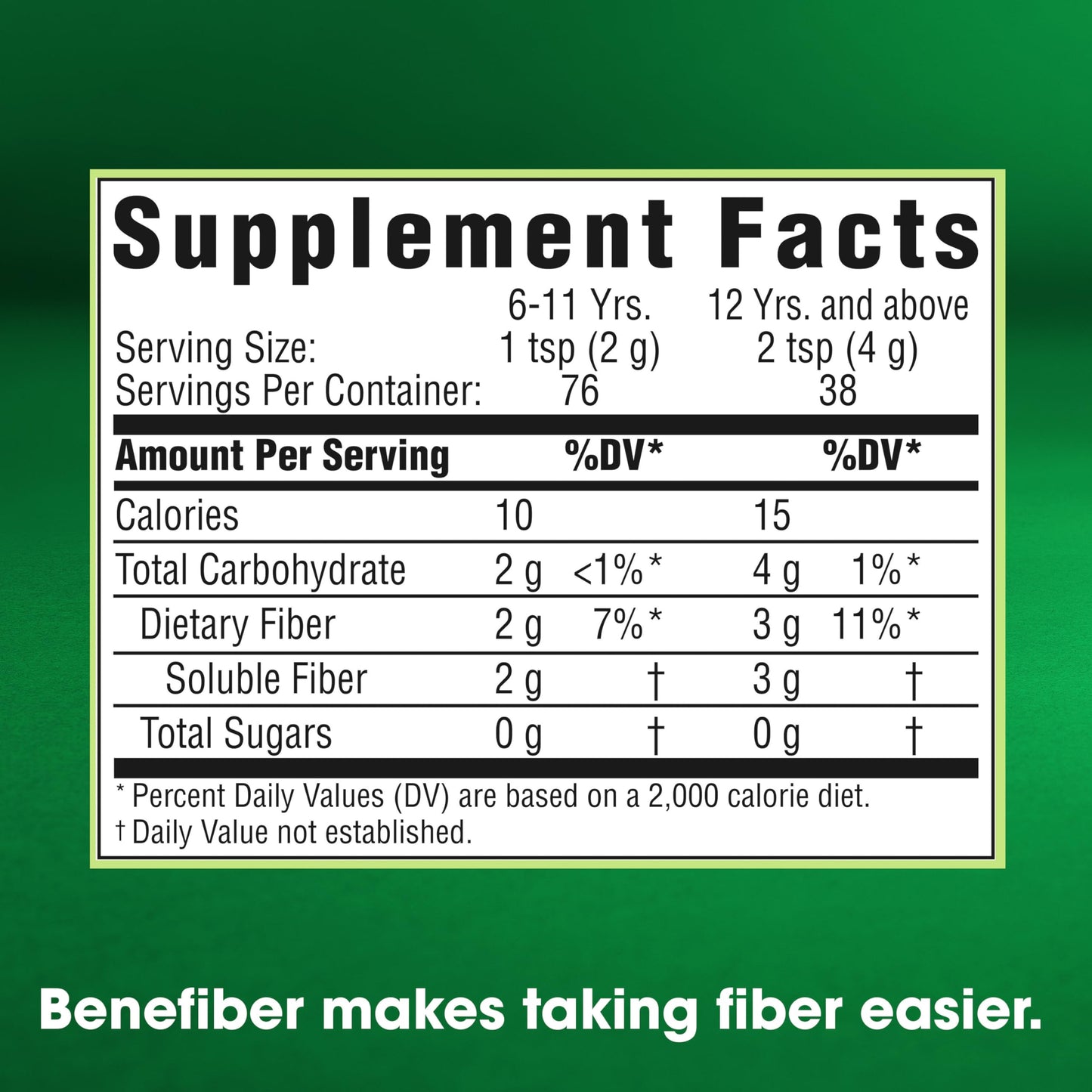 Benefiber Daily Prebiotic Fiber Supplement Powder for Digestive Health, Unflavored BenefiberBuy Supplements Australia
