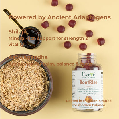 The EverÉ Natural Alchemy Evere RootRise Gummies - Shilajit + Ashwagandha Gummies The EverÉ Natural AlchemyBuy Supplements Australia