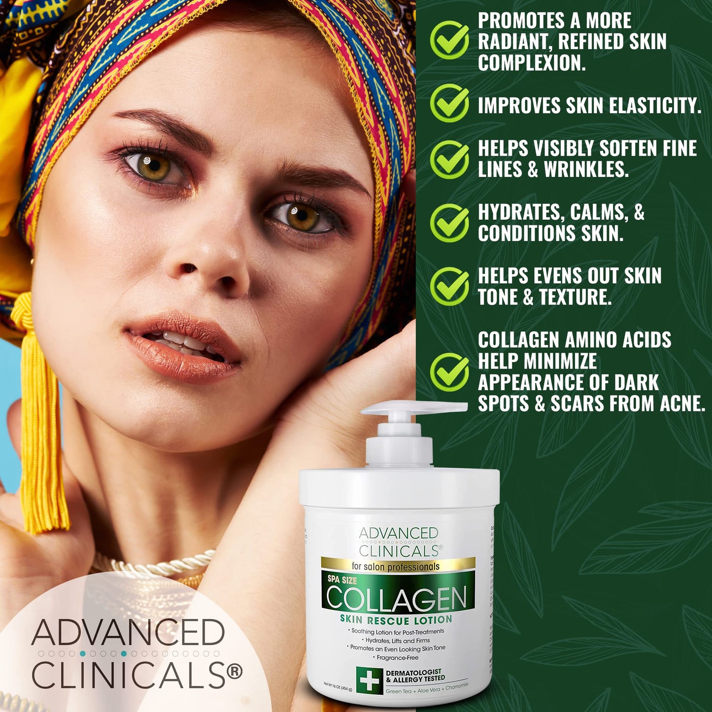 Advanced Clinicals Retinol Body Lotion + Collagen Cream 2pc Body Skin Care Set Advanced ClinicalsBuy Supplements Australia