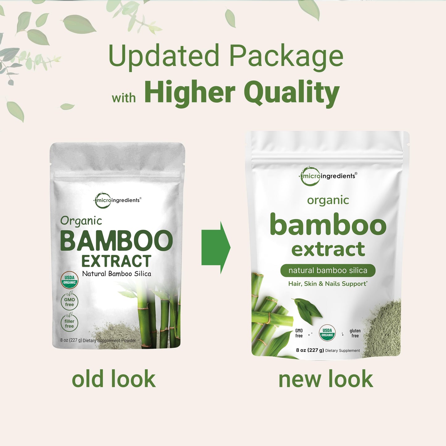 Micro Ingredients Organic Bamboo Extract Powder, 8oz (378 Servings) | Bamboo Plant Silica & Mineral Supplements | Natural Stem & Leaf Extract | Non-GMO, Gluten Free, Vegan Friendly Micro IngredientsBuy Supplements Australia