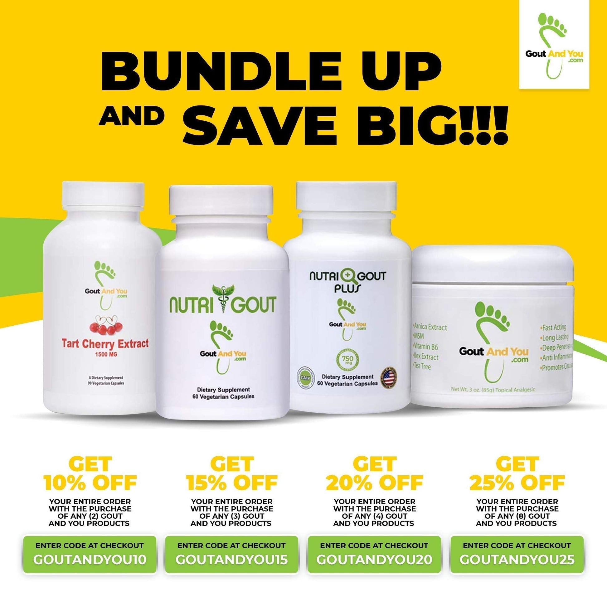 Gout and You Joint & Muscle Relief Cream - Fast Acting Joint Discomfort and Muscle Ache Relieving Rub with Arnica/Ilex Leaf Extract, Aloe Vera and Tea Tree Oil Gout and YouBuy Supplements Australia