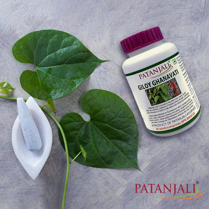 patanjali Giloy Ghanvati 60 tab Pack of 3 patanjaliBuy Supplements Australia