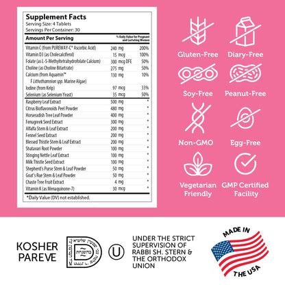 Zahler Postnatal Flow for Advanced Lactation Support, Breastfeeding + Postnatal Support, 120 Tablets. ZahlerBuy Supplements Australia