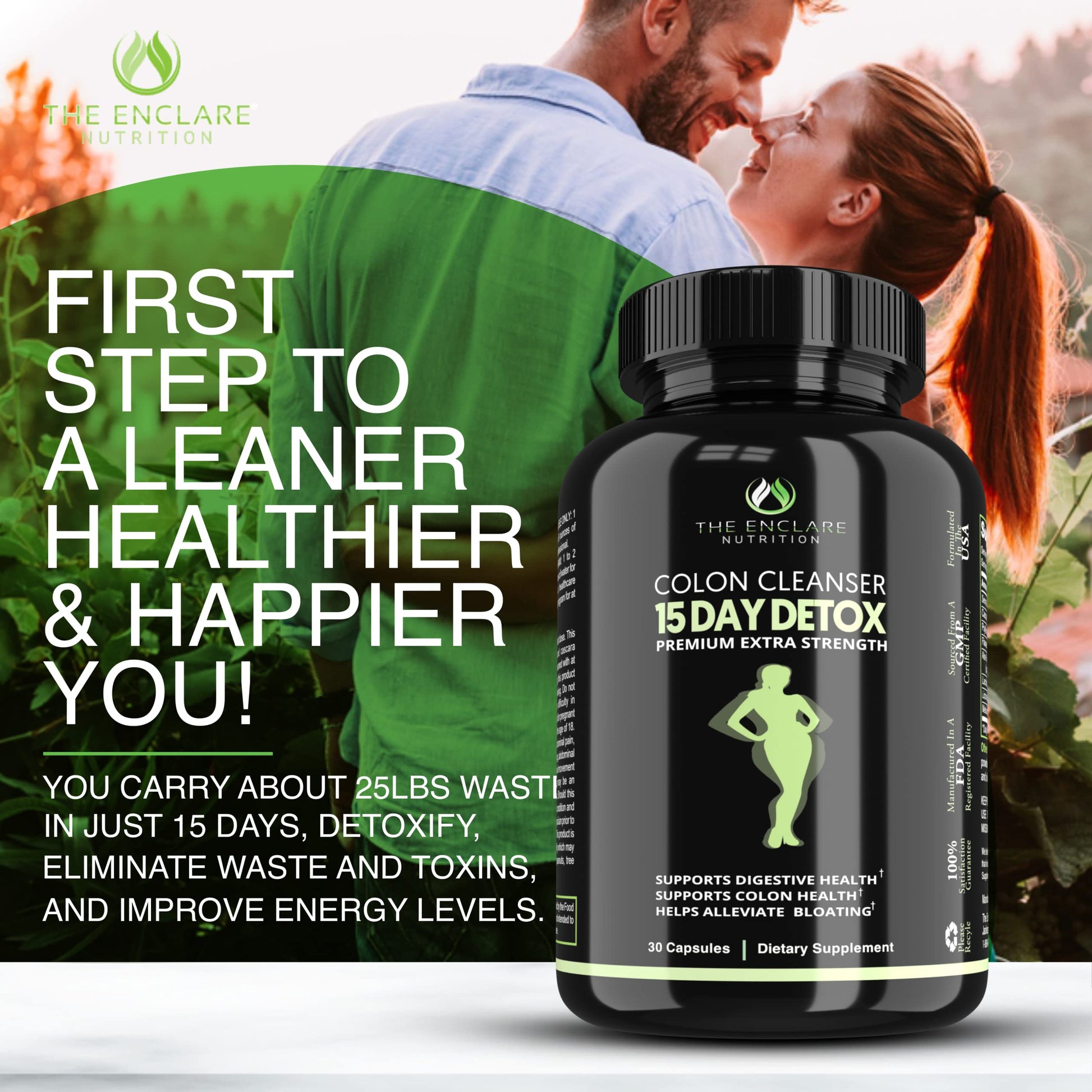 Colon Cleanse Fast-Acting Colon Cleanser Detox. Healthy Bowel Movement THE ENCLARE NUTRITIONBuy Supplements Australia