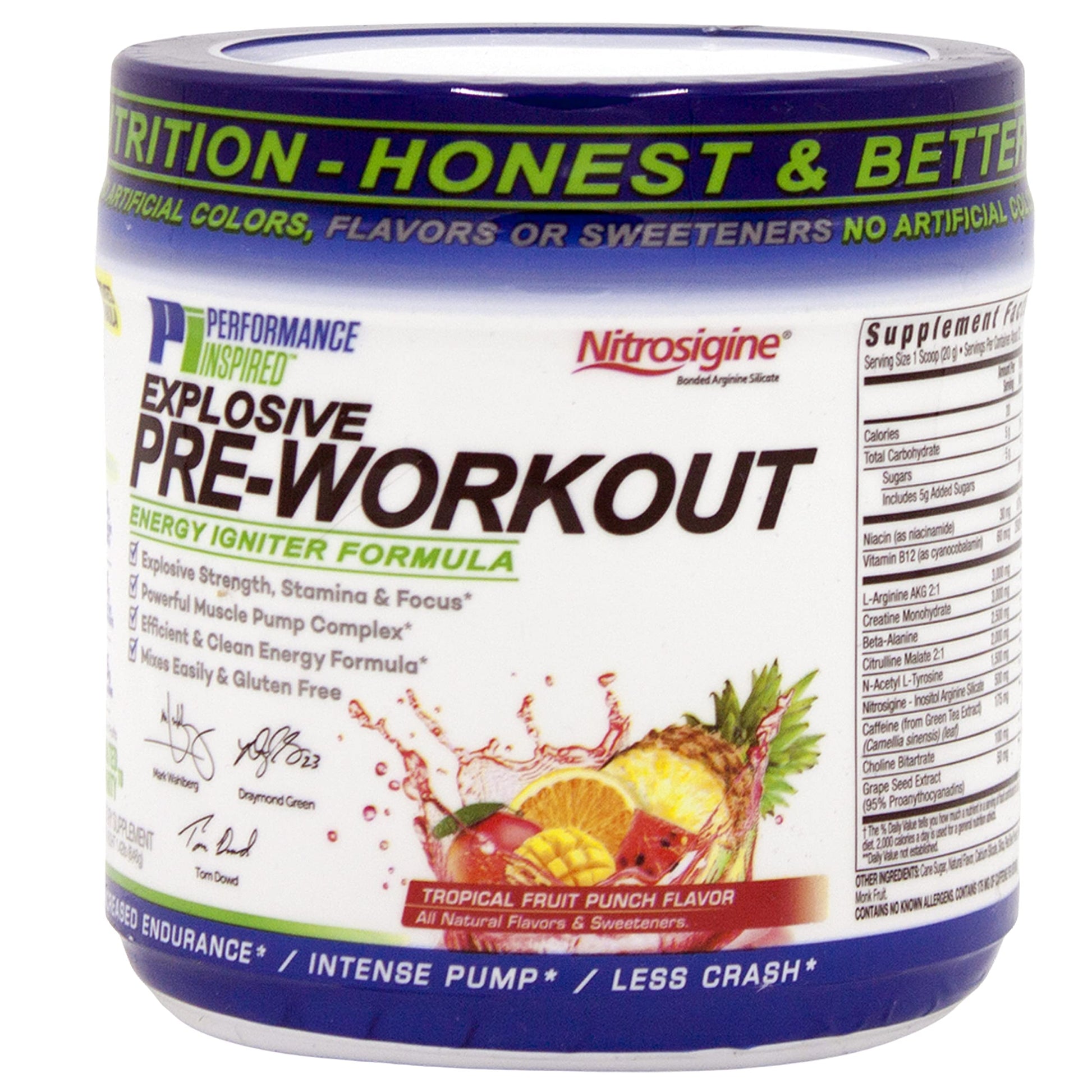 Performance Inspired Nutrition PreWorkout Powder - All Natural - G-Free & Vegan Formula PERFORMANCE INSPIREDBuy Supplements Australia