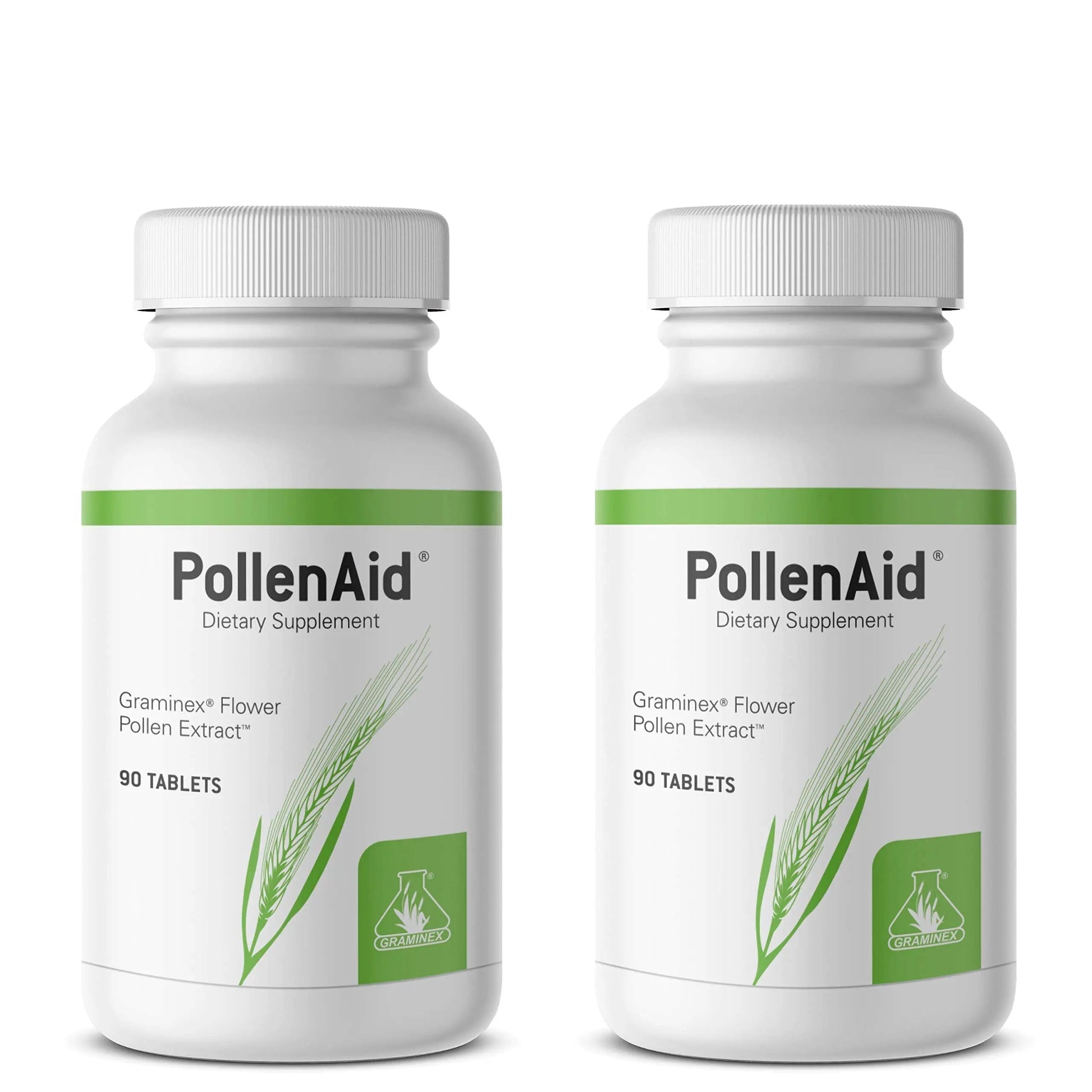 Graminex PollenAid Prostate Supplement: All Natural Prostate Support for Bladder Control & Urinary Tract Health, Rye Pollen Extract Made in USA, 90 Tablets (Pack of 2) GraminexBuy Supplements Australia