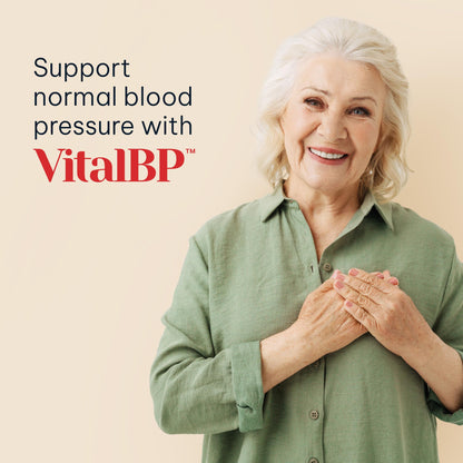 Vital BP - Support for Normal Blood Pressure - Supports Blood Flow & Arteries - with CoQ10, L-Citrulline, and K2 & D3-60 Capsules