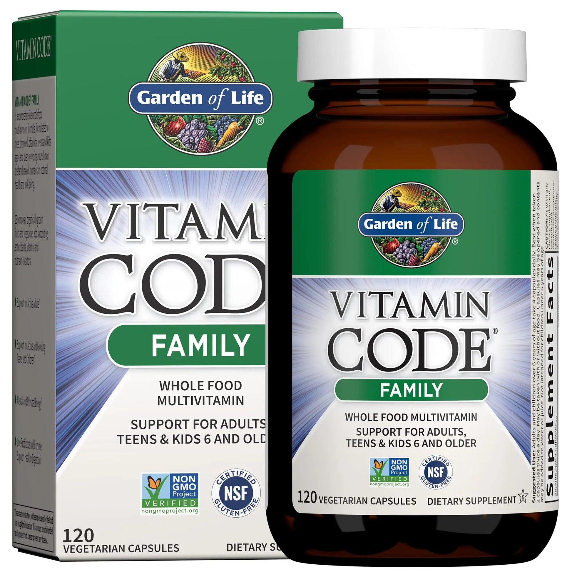 Garden of Life Multivitamin Family Formula 120 Capsules & Dr Formulated Probiotics for Women 30 Capsules Bundle Garden of LifeBuy Supplements Australia